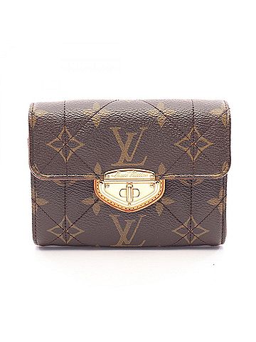 Louis Vuitton Louis Vuitton Portefeuille Compact Monogram Etoile Bi-fold Wallet, Leather, Women's, Brown, M63799 (view 1)