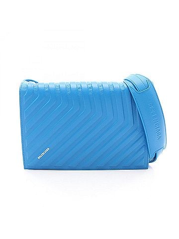 Balenciaga Balenciaga CAR FLAP BAG Shoulder Bag Handbag Leather Men's Blue 679465 (view 1)