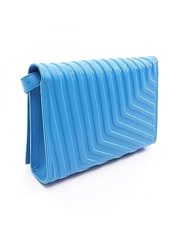 Balenciaga Balenciaga CAR FLAP BAG Shoulder Bag Handbag Leather Men's Blue 679465 (view 2)