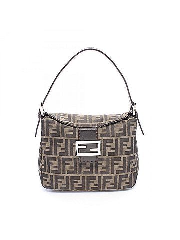 Fendi Fendi Zucca Shoulder Bag/Handbag, Canvas and Leather, Women's, Brown, Item Number 222826426 (view 1)