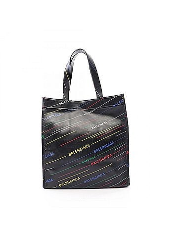 Balenciaga Balenciaga Market Shopper S Tote Bag Handbag Leather Women's Black/Multicolor 552870 (view 1)