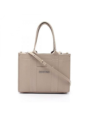 Balenciaga Balenciaga HARDWARE TOTE S 2-Way Tote Bag Handbag Leather Women's Beige 671402 (view 1)