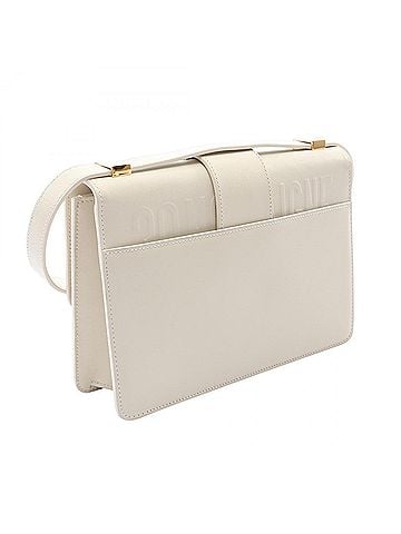 Christian Dior Christian Dior Dior 30 Montaigne Shoulder Bag Handbag Leather Women's White (view 2)