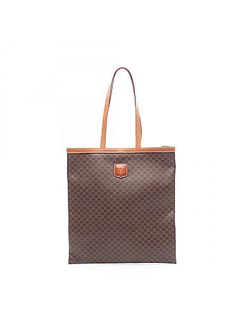 Céline Celine Macadam Tote Bag Handbag, Coated Canvas Leather, Men's &amp; Women's, Brown (view 1)