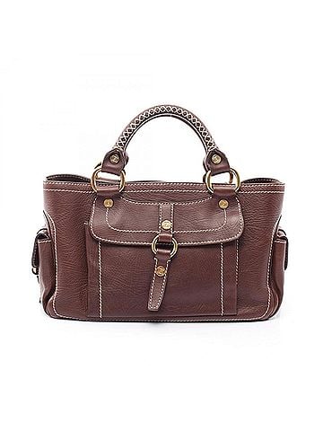 Céline Celine Boogie Bag Handbag, Leather, Women's, Brown (view 1)