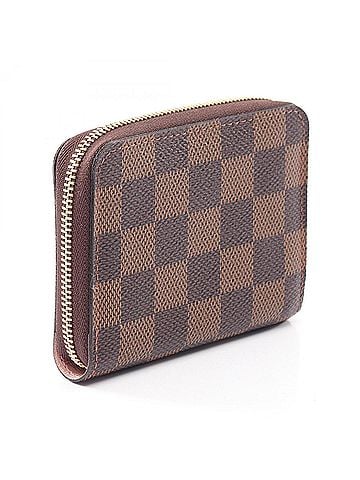 Louis Vuitton Louis Vuitton Zippy Coin Purse Damier Ebene Rose Ballerine Wallet - Women's Brown N60213 (view 2)