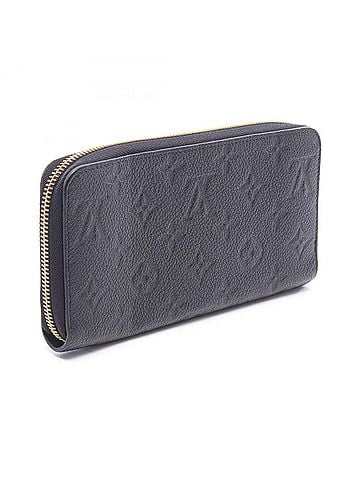 Louis Vuitton Louis Vuitton Zippy Wallet Monogram Empreinte Noir Round Long Leather Women's Black M61864 (view 2)