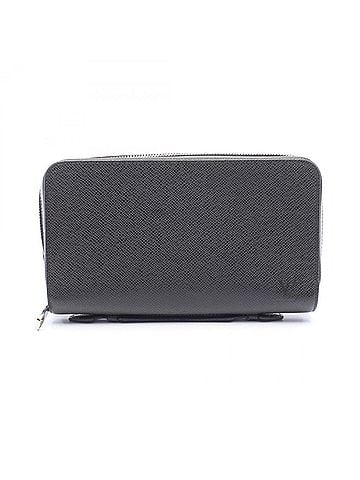 Louis Vuitton Louis Vuitton Zippy XL Taiga Ardoise Round Long Wallet, Leather, Men's, Black, M44275 (view 1)