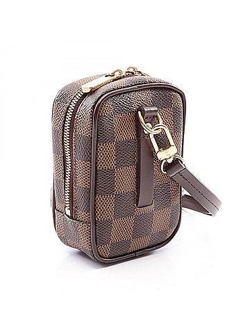 Louis Vuitton Louis Vuitton Etui Okapi PM Handbag/Pouch, Leather, Damier Pattern, Women's, Brown, N61738 (view 2)