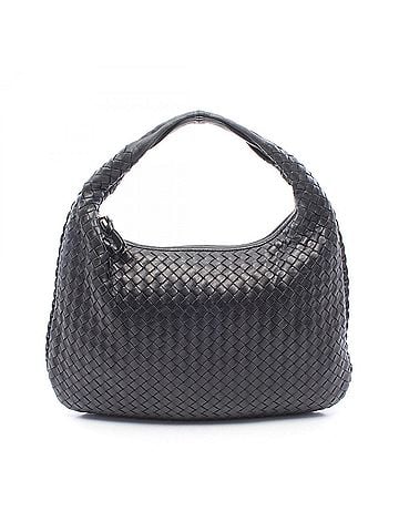 Bottega Veneta Bottega Veneta Intrecciato Shoulder Bag/Handbag, Leather, Women's, Black (view 1)
