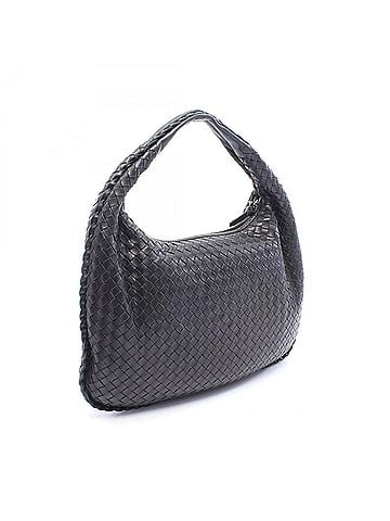 Bottega Veneta Bottega Veneta Intrecciato Shoulder Bag/Handbag, Leather, Women's, Black (view 2)
