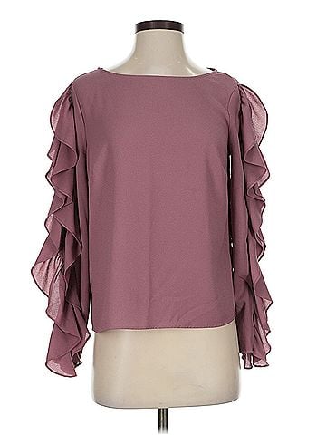 1.State 1.State Long Sleeve Blouse (view 1)