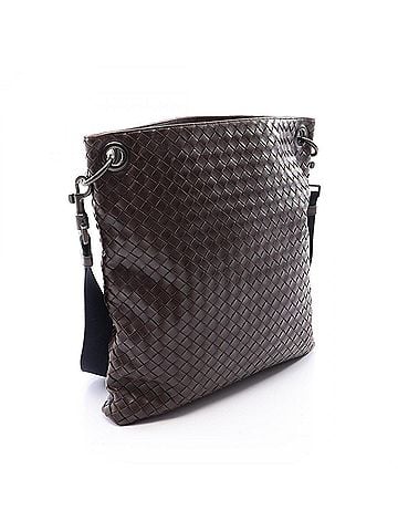 Bottega Veneta Bottega Veneta Intrecciato Shoulder Bag/Handbag, Leather, Men's, Brown (view 2)
