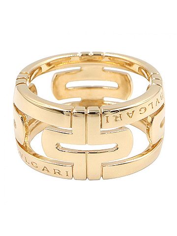 Bvlgari BVLGARI Parentesi Ring, 18K (Yellow Gold), Women's Jewelry, Gold Tone (view 2)