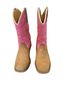 Roper Pink Brown Boots Size 12 - photo 1