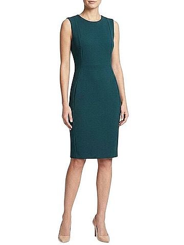 Calvin Klein Scuba Sheath Midi Dress Casual Dress (view 1)