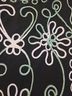 Objects D'art Black Green White Sleeveless Top Size M - photo 6