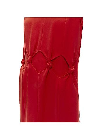 Victoria Beckham Victoria Beckham Red Knot Cocktail Dress (view 2)