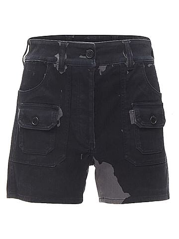 Prada Prada Camo Denim Cargo Pocket Shorts (view 1)