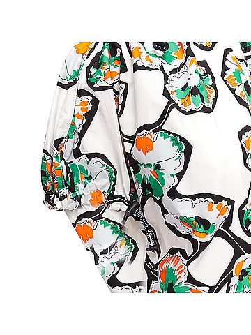 MARNI Marni Floral Print Drawstring Shirt (view 2)