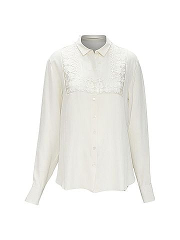 Christian Dior Christian Dior Silk Sheer Floral Shirt (view 1)