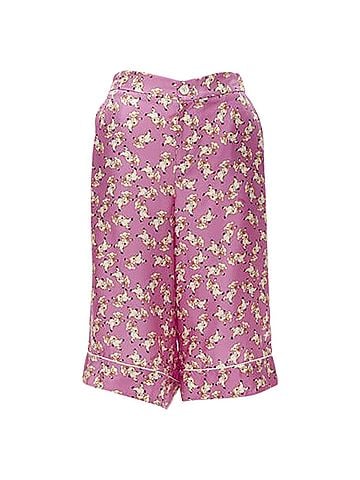 Gucci Gucci Silk Piggy Print Pajama Shorts (view 1)