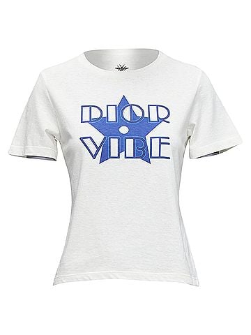 Christian Dior Dior White Cotton Linen Tshirt (view 1)