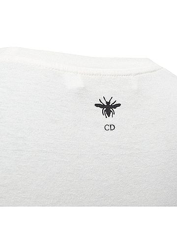 Christian Dior Dior White Cotton Linen Tshirt (view 2)
