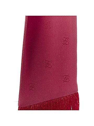 Fendi Fendi Silk Monogram Jacquard Scarf (view 2)