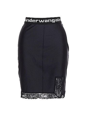 Alexander Wang T Alexander Wang Lace Trim Mini Skirt (view 1)