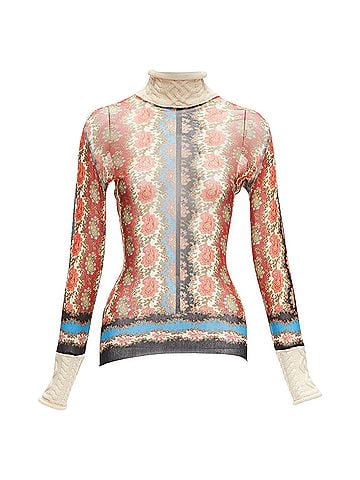 Jean Paul Gaultier Jean Paul Gaultier Sheer Mesh Turtleneck (view 1)