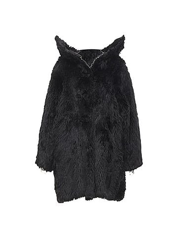 Balenciaga Balenciaga 2019 Faux Fur Off Shoulder Coat (view 1)