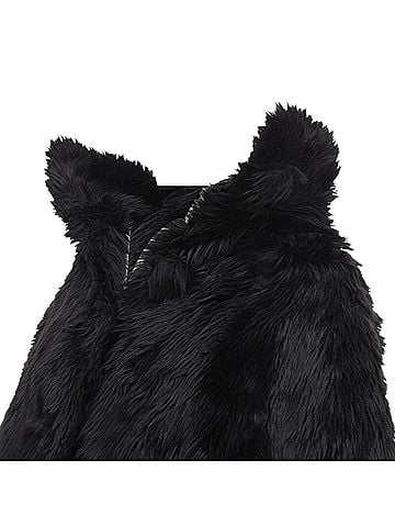 Balenciaga Balenciaga 2019 Faux Fur Off Shoulder Coat (view 2)