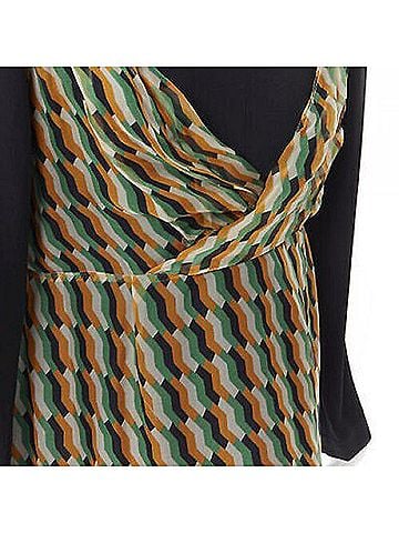 Dries Van Noten Dries Van Noten 2017 Silk Geometric Top (view 2)