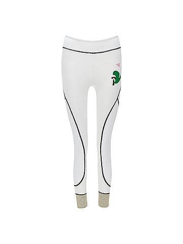 Fendi Fendi Mesh Insert Overstitched Leggings (view 1)