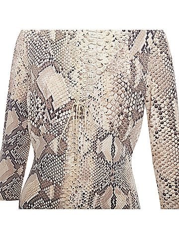 Roberto Cavalli Roberto Cavalli Lace Detail V Neck Dress (view 2)