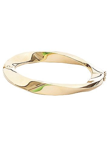 Saint Laurent Saint Laurent Gold Hard Bangle (view 1)