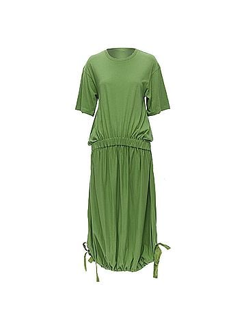MARNI Marni Cotton Bow Drawstring Dress (view 1)