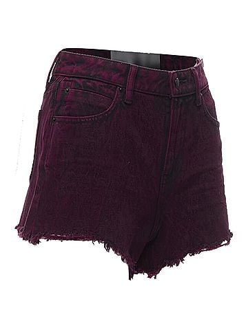 Alexander Wang Alexander Wang Bite Frayed Denim Shorts (view 1)