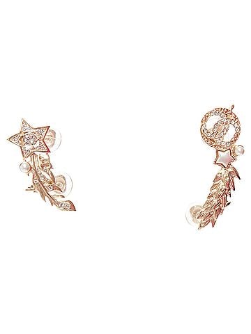 Chanel Chanel Gold Logo Earring Cuffs (view 1)