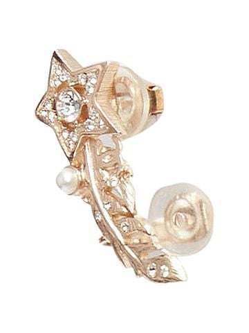 Chanel Chanel Gold Logo Earring Cuffs (view 2)