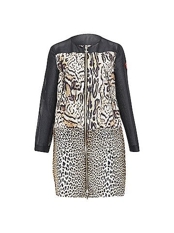 Moncler Moncler Gamme Rouge Mesh Long Coat (view 1)