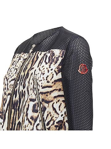 Moncler Moncler Gamme Rouge Mesh Long Coat (view 2)