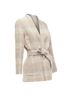 Max Mara 100% Wool Brown Max Mara Angora Wool Checked Jacket Size XXS - photo 3