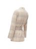 Max Mara 100% Wool Brown Max Mara Angora Wool Checked Jacket Size XXS - photo 9