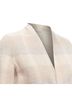 Max Mara 100% Wool Brown Max Mara Angora Wool Checked Jacket Size XXS - photo 6