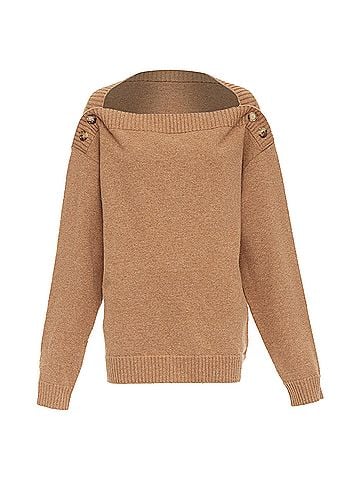 Burberry Burberry Wool Horn Button Sweater (view 1)