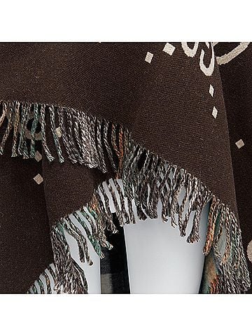 Gucci Gucci Wool Monogram Blanket Scarf (view 2)