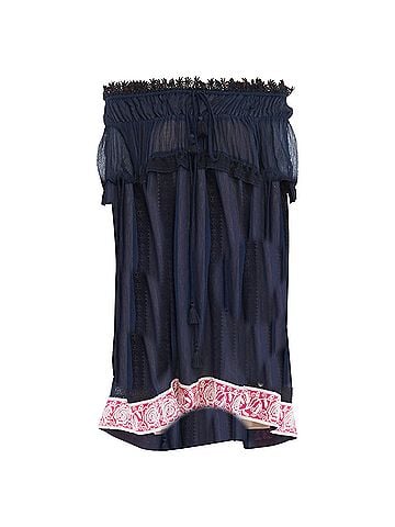 Chloé Chloe Embroidery Lace Off Shoulder Dress (view 1)