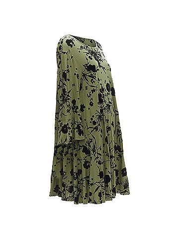 Dries Van Noten Dries Van Noten Cotton Floral Devore Dress (view 1)